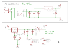Rectifier + regulator schematic