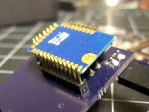 BLE112 inserted into ISP "stand-alone"
