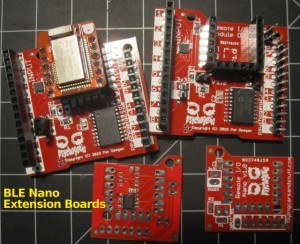 BLE Nano Extension PCBs