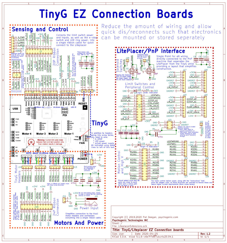 TinyG EZ Connect Schematic